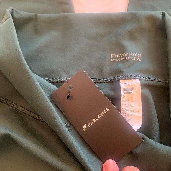 Fabletics Define Power Hold High Waisted 7/8 legging Everpine Size XL NWT - Picture 3 of 5